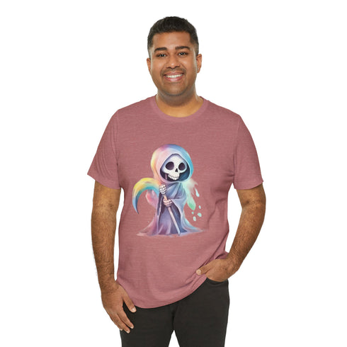 Cute Colorful Reaper - Short Sleeve Tee